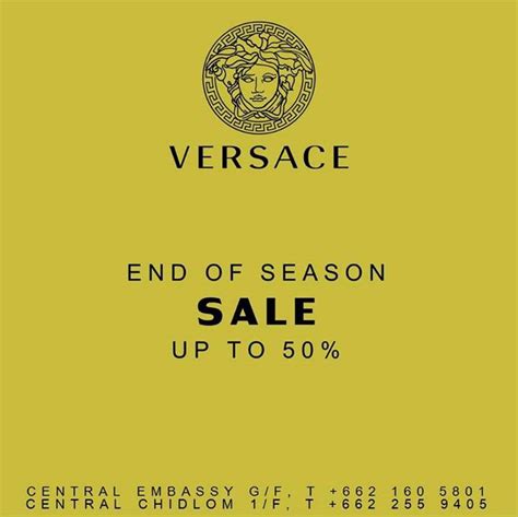 when does versace sale end|versace special sale.